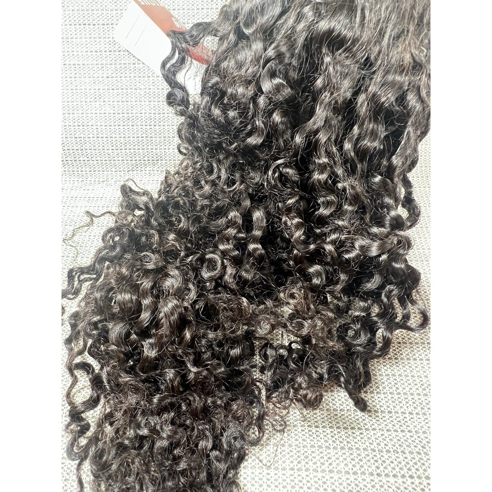 Miss Hair Boutique 100% Human Hair 360 Wig 22" Curly 4C Baby Hair - Picture 5 of 6